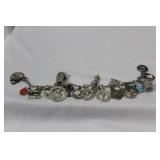 A Sterling Charm Bracelet