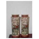Pair of Large Japanese Vases