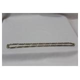 A Diamond Cut Sterling Cut Necklace