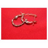 A Pair of Sterling Earrings