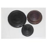 Lot of 3 Vintage Chinese Wooden Vase Stands