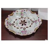 An Antique Ceramic Footed Platter