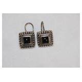 A Pair of Sterling Earrings