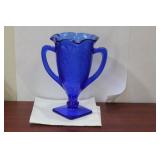 A Cobalt Blue Glass Cup