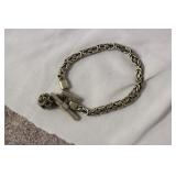 A Signed Lois Hill Sterling Bracelet