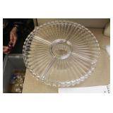 Crystal Cake Plate
