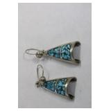 A Pair of Sterling Earrings