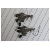 A Pair of Sterling Earrings