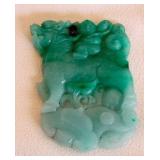 Jadeite Plaque with a Dragon Motif