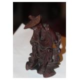 Vintage Chinese Wooden Sage