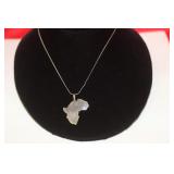 A Sterling Pendant Necklace