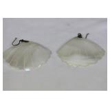 A Pair of Sterling Earrings