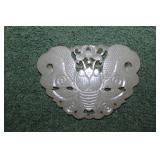 Antique / Vintage Chinese White Jade Butterfly