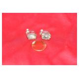A Pair of Sterling Earrings