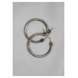 A Pair of Sterling Earrings