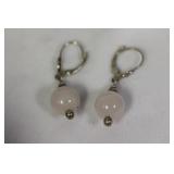 A Pair of Sterling Earrings