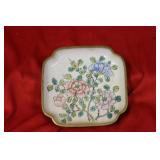 A Chinese Canton Enamel Small Square Dish