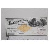 Antique Cancel Check
