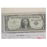 1957 Blue Seal One Dollar Note