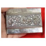 A Very Well Carved Chinese Export Silver Compact