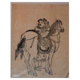 Rare Woodblock Print by Morikuni Sumiguri