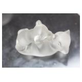 Sevres Crystal Bear Group