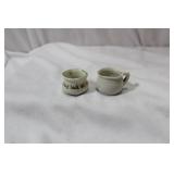 Lot of 2 Miniature Cups