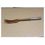 Sterling Handle Wooden Fork