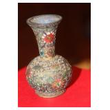 Antique Chinese Cloisonne Small Vase