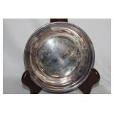 A Silverplated Saucer