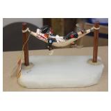 Ron Lee Clown Sleeping in Hammock