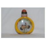 A Chinese Peking Glass Snuff Bottle