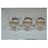 Lot of 3 Glasses