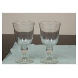 Lot of 2 Glass Tumblers