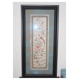 Framed Chinese Silk