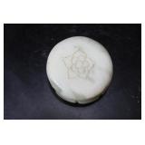 A Jade or Similar Hardstone Trinket Box
