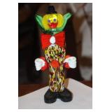 Murano or Murano Style Clown Figurine