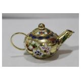 A Small Chinese Cloisonne Teapot