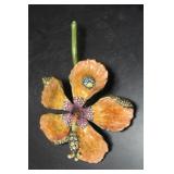 A Jay Strongwater Enamel Flower