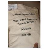 Westward Journey $25 Bag of Nickels