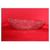 A Pressed Glass Display Bowl