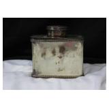 A Silverplated? Tobacco Container