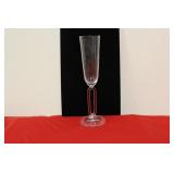 An Etched Bicentennial Champagne Glass