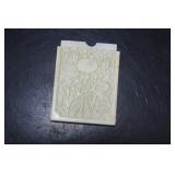 A Well Carved Chinese Bone Card Case