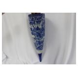 A Ceramic Blue and White Cone