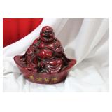 A Resin Buddha Figurine