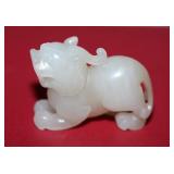 White Jade Foo Dog