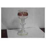 A Mosier Style Cut Glass Goblet