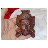 A Carved Chinese Face