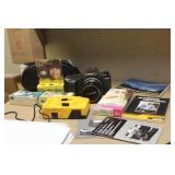 Lot of Cameras, Flashcubes, Manuals etc